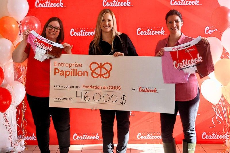 Les boxers de la Laiterie de Coaticook ont rapporté gros!